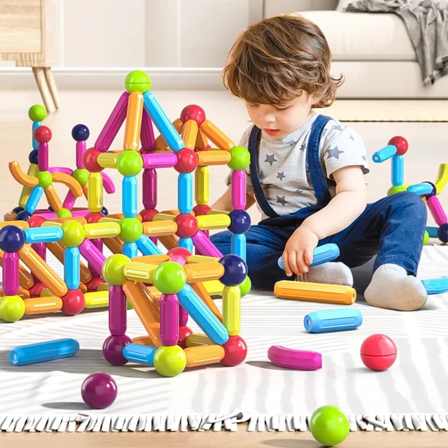 Set De Bloques Magneticos Educativos