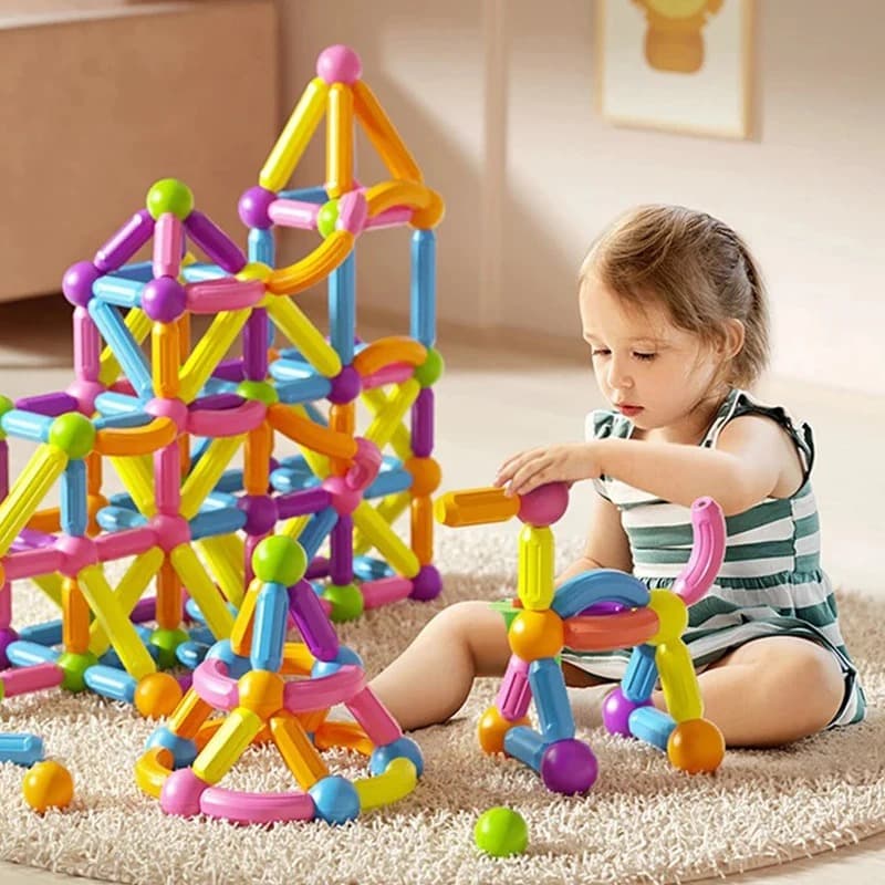 Set De Bloques Magneticos Educativos