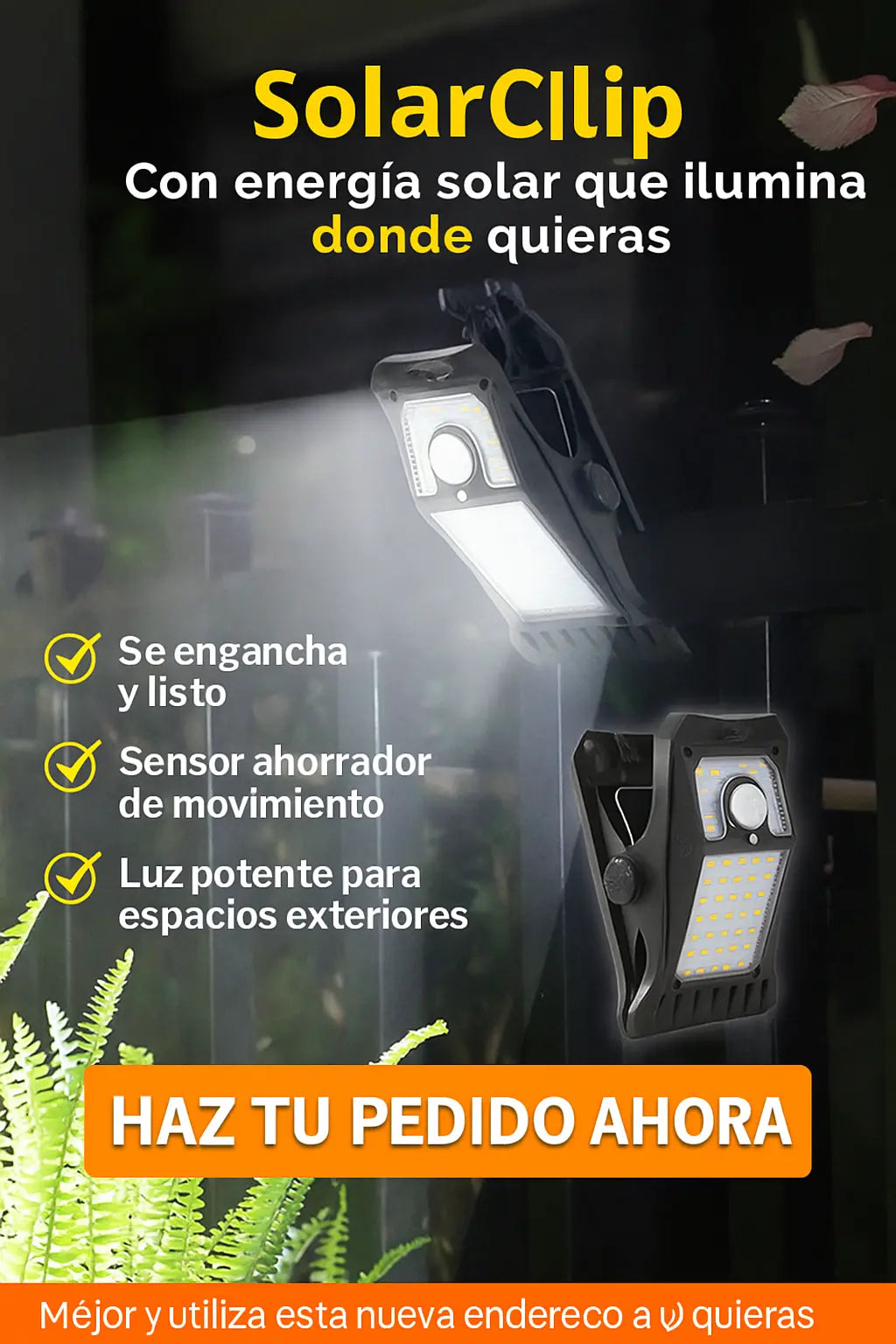 EcoLuz Clip – Energía limpia y luz brillante donde quieras. + Ebook Gratis